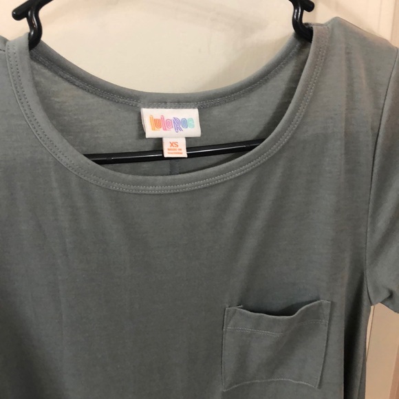 Lularoe XS LT Grey Carly - Picture 2 of 2